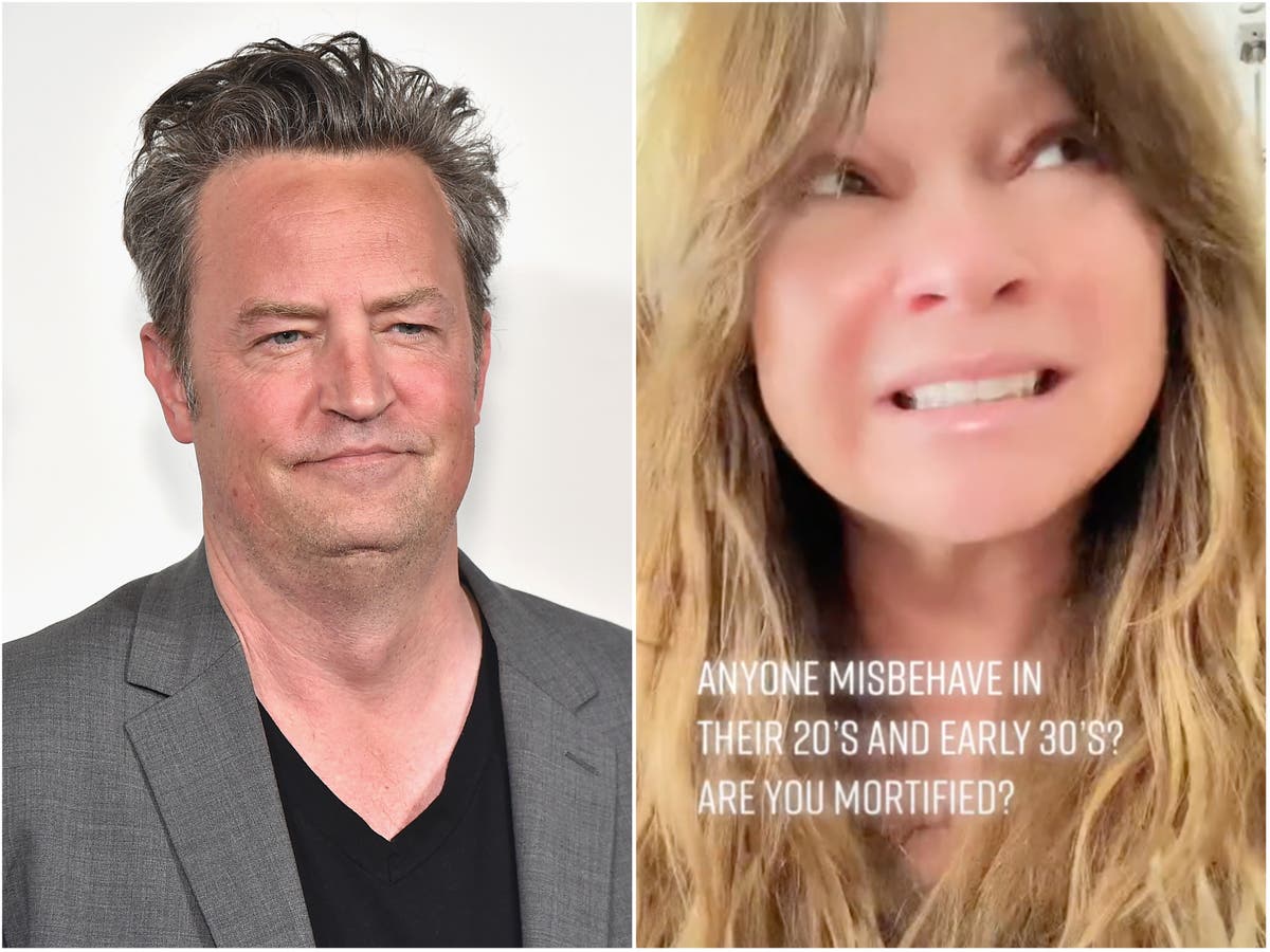Valerie Bertinelli responds to claims she kissed Matthew Perry next to  passed-out husband Eddie Van Halen | The Independent
